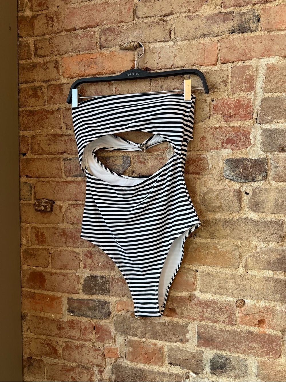 CUPSHE Stripe Swim Suit Women’s Size Small